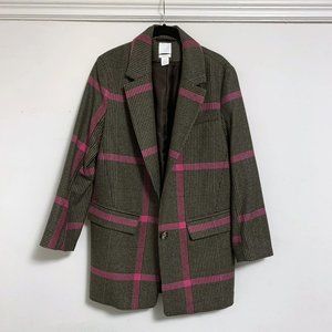 H&M Wool Blend Single Breasted Coat